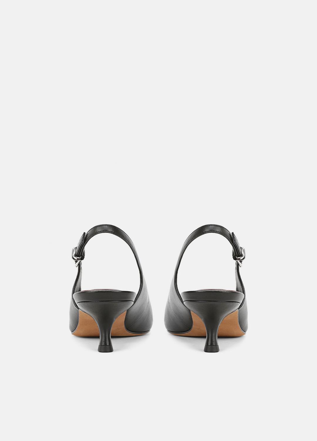 VINCE Sabra Leather Slingback Heel in Heels
