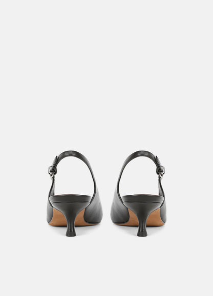 VINCE Sabra Leather Slingback Heel in Heels