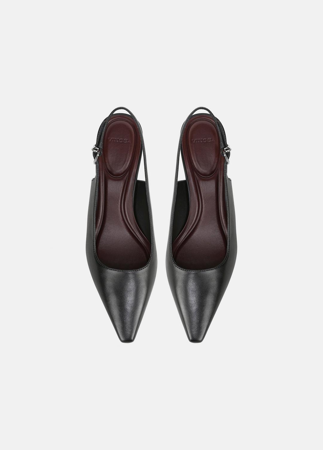 VINCE Sabra Leather Slingback Heel in Heels