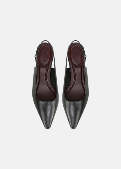 VINCE Sabra Leather Slingback Heel in Heels
