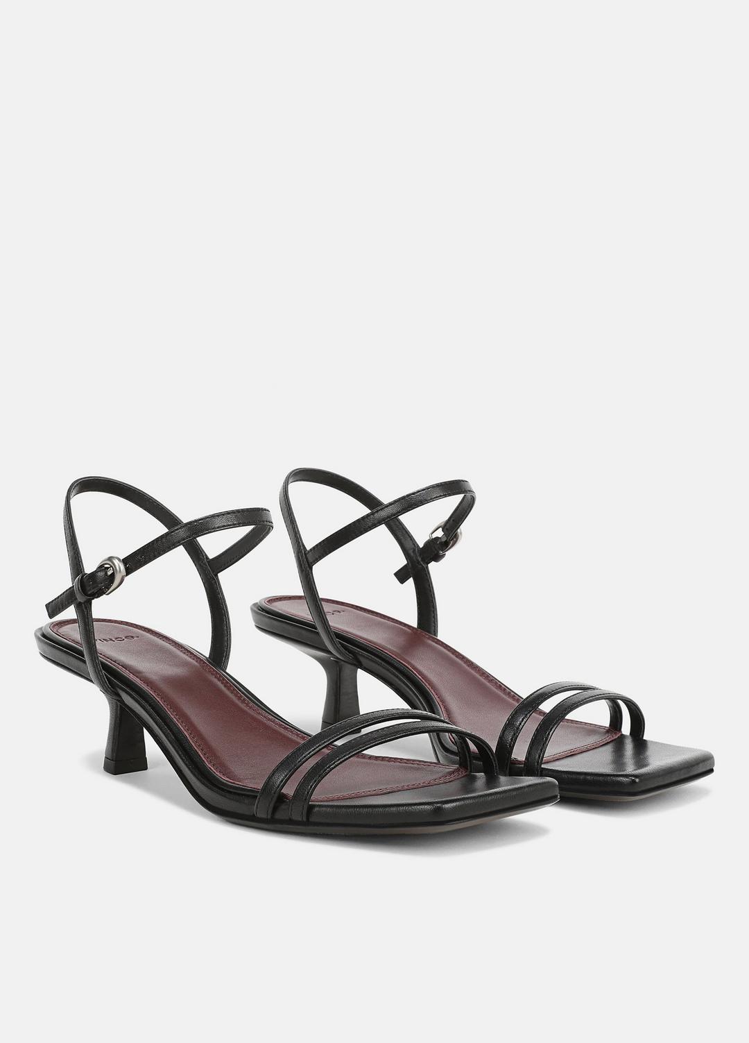 VINCE Tilda Leather Heeled Sandal in Heels