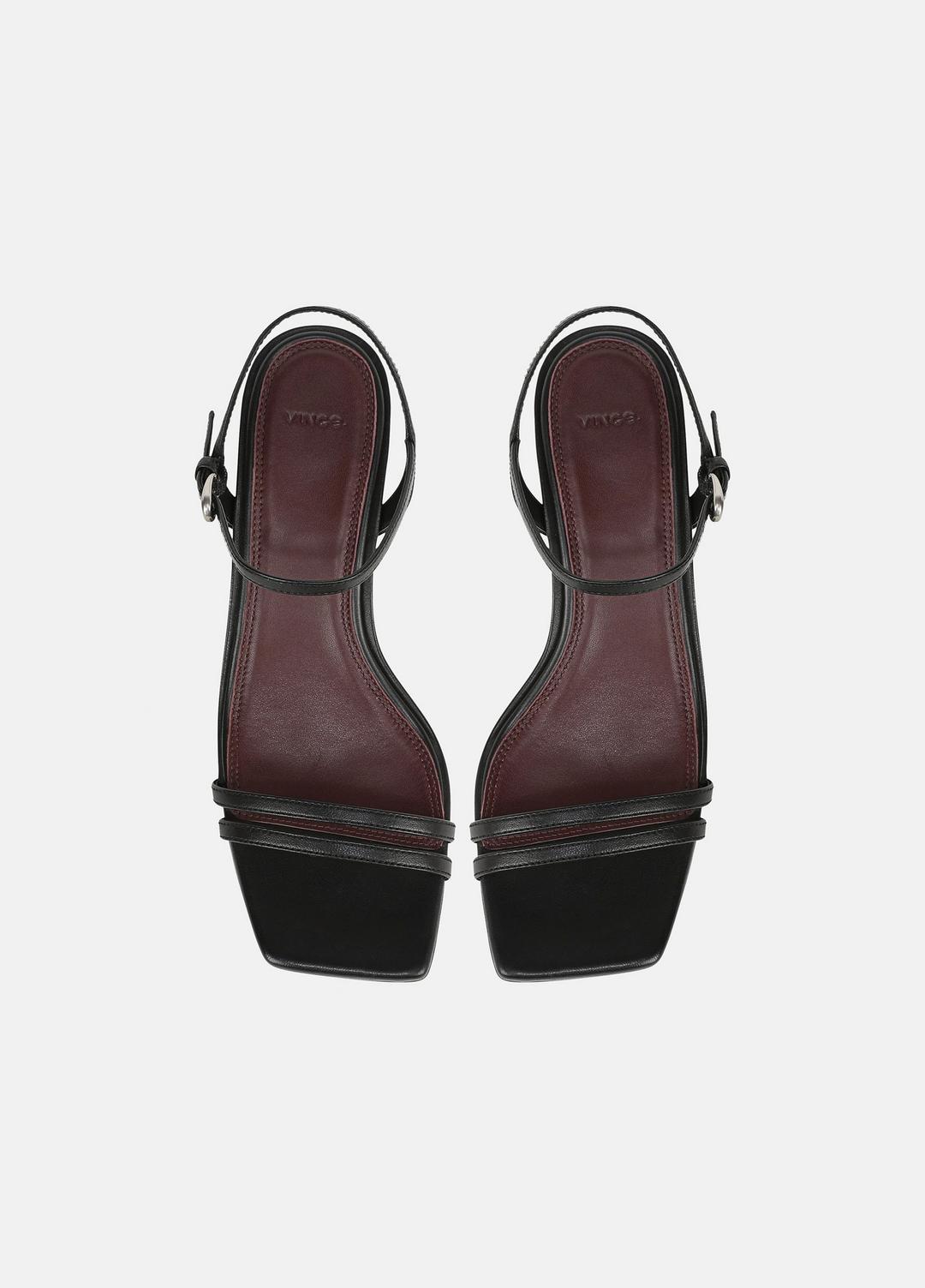 VINCE Tilda Leather Heeled Sandal in Heels