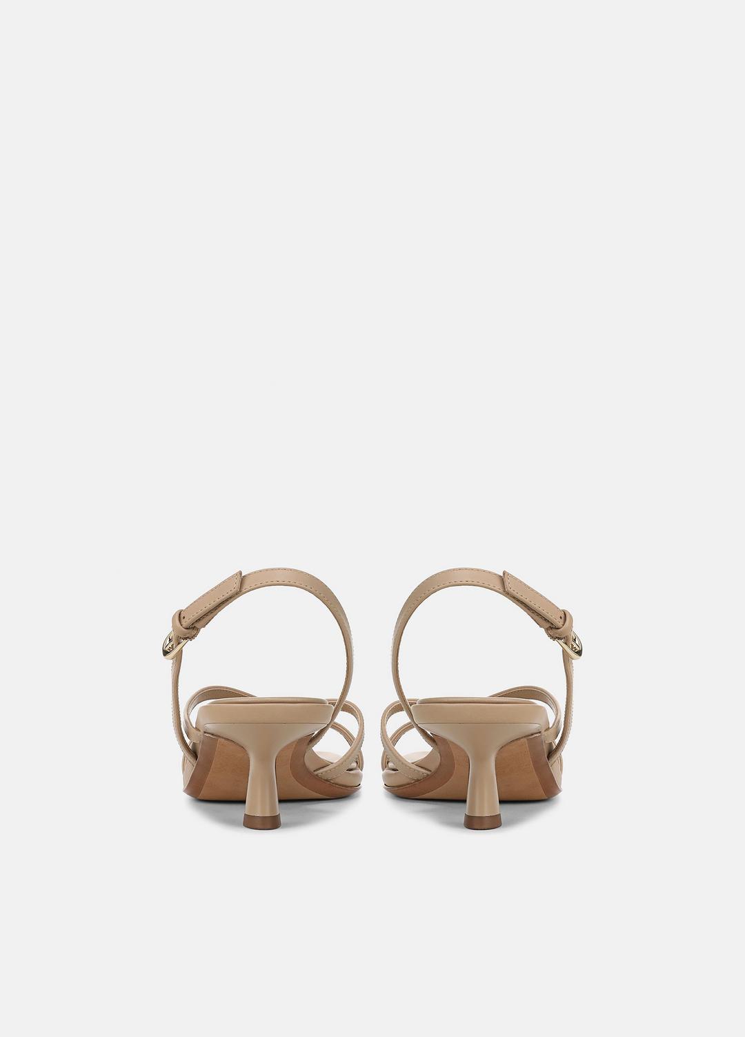 VINCE Tali Leather Slingback Sandal in Heels