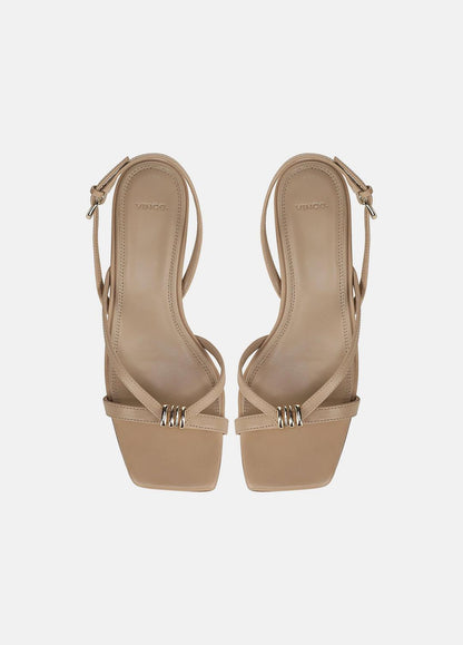 VINCE Tali Leather Slingback Sandal in Heels