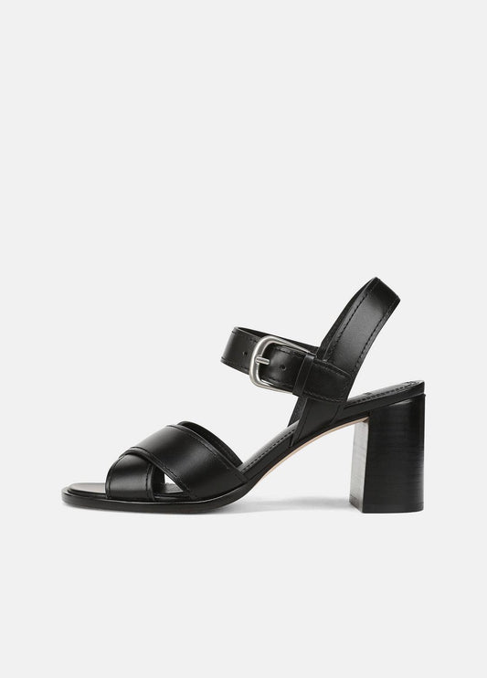 VINCE Salma Leather Heeled Sandal in Heels
