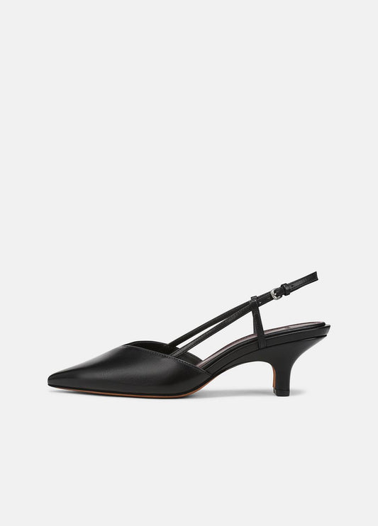 VINCE Levvy Leather Slingback Heel in Heels