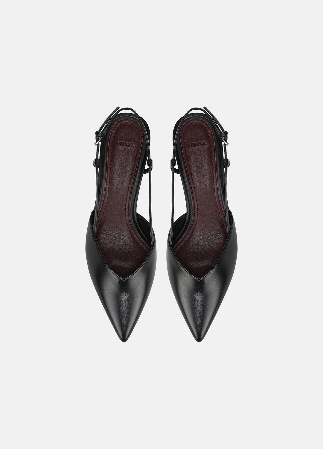 VINCE Levvy Leather Slingback Heel in Heels