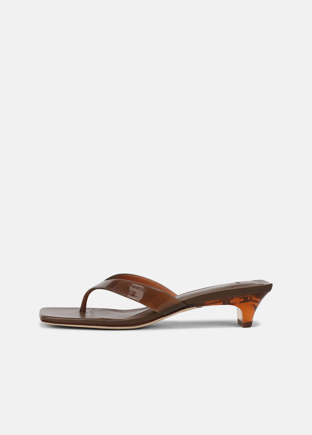 VINCE San Juan Jelly Heeled Thong Sandal in Sandals