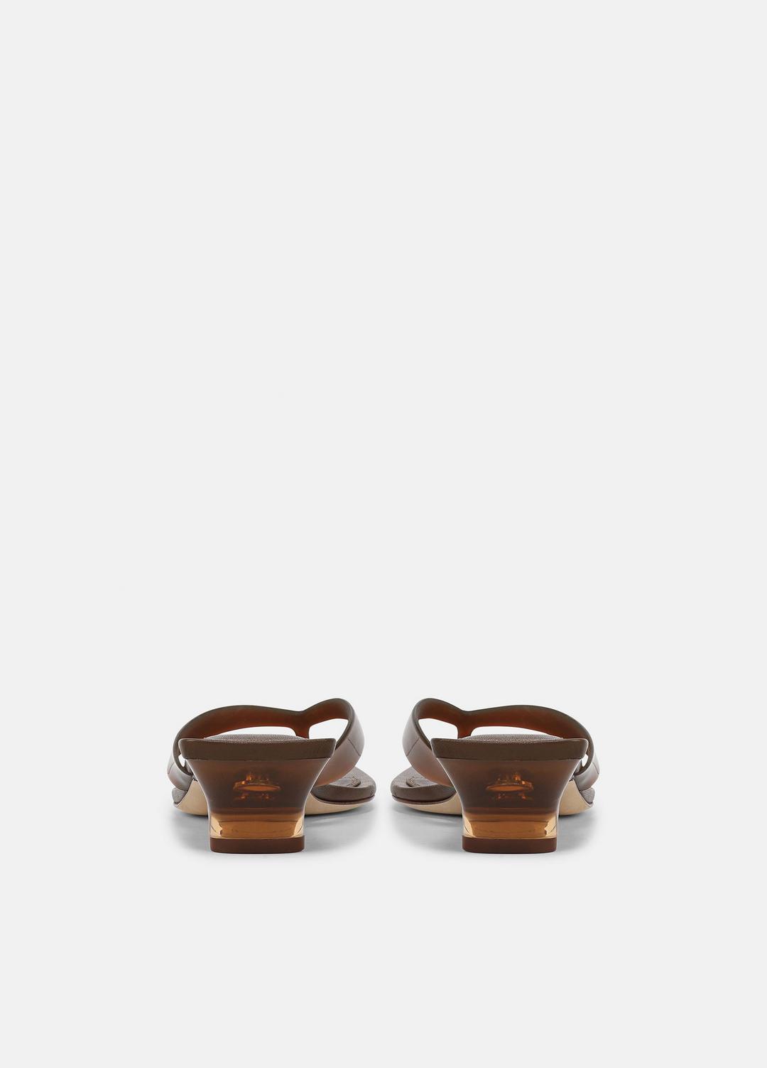 VINCE San Juan Jelly Heeled Thong Sandal in Sandals