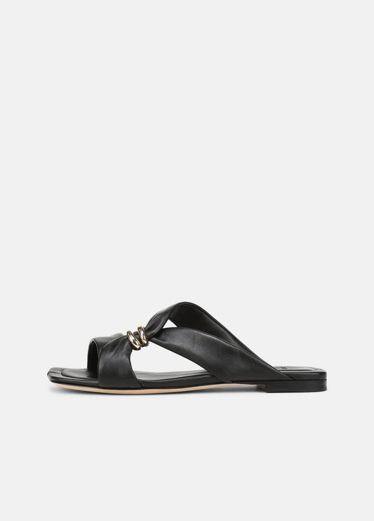 VINCE Vilma Leather Slide Sandal in Sandals