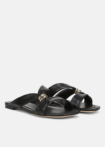 VINCE Vilma Leather Slide Sandal in Sandals