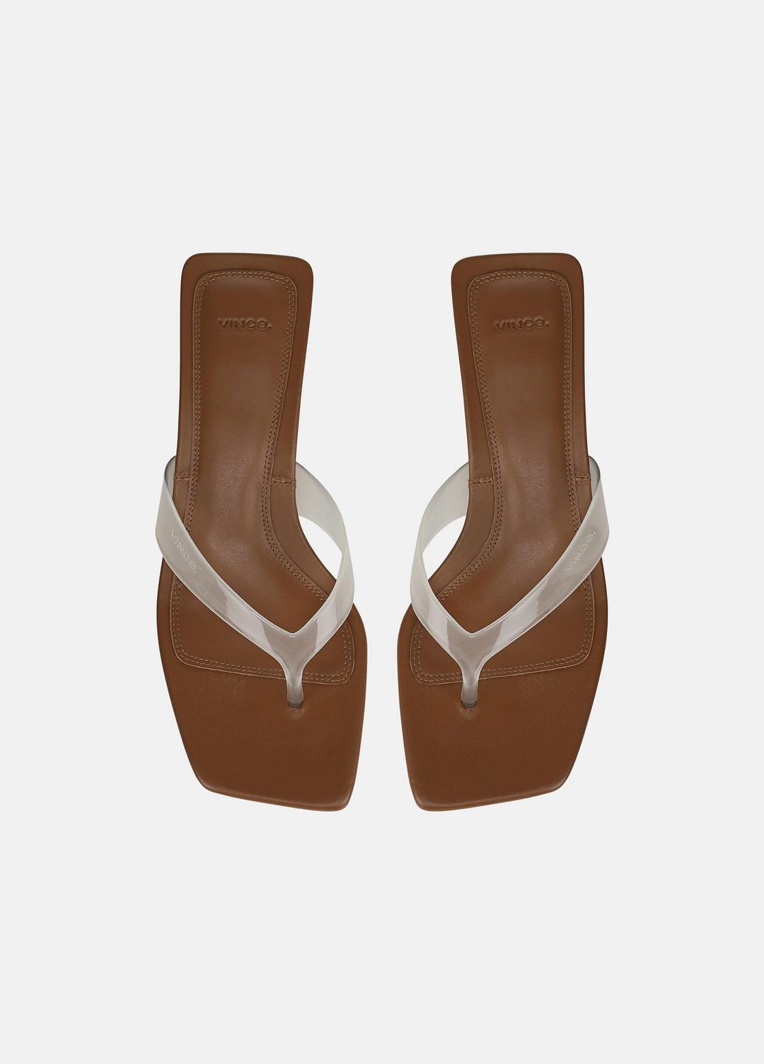 VINCE San Juan Jelly Heeled Thong Sandal in Sandals