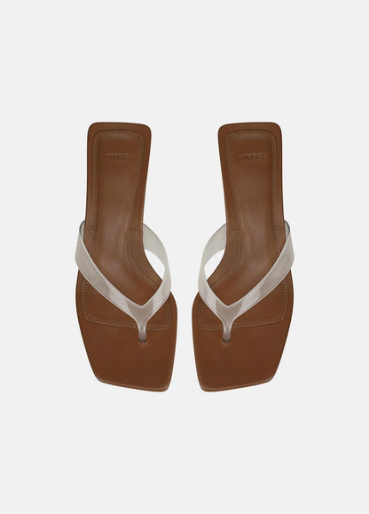 VINCE San Juan Jelly Heeled Thong Sandal in Sandals