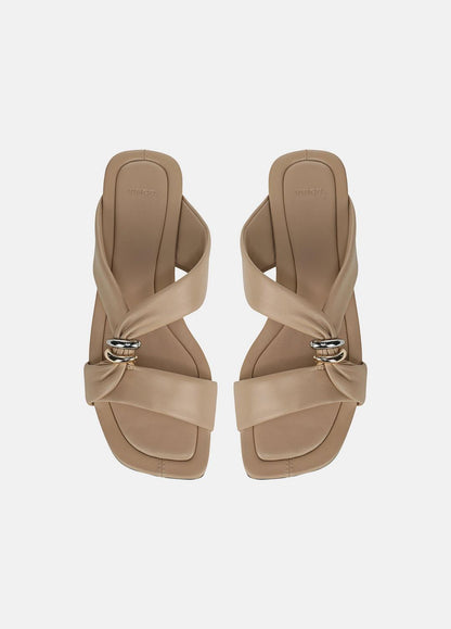 VINCE Vilma Leather Slide Sandal in Sandals