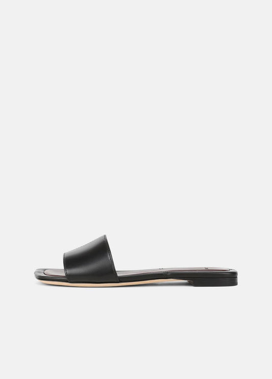VINCE Valeria Leather Slide Sandal in Sandals