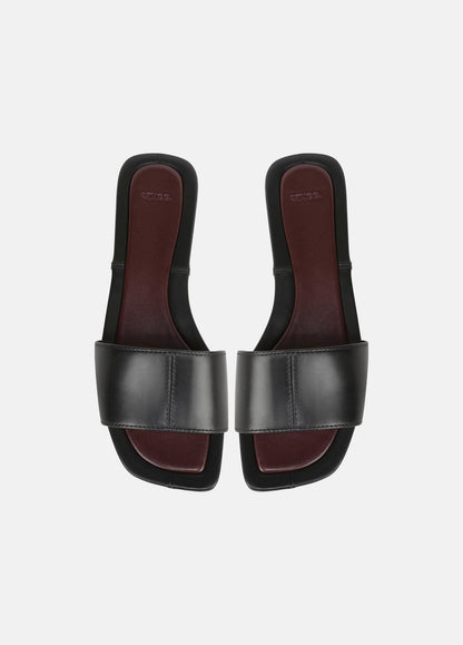 VINCE Valeria Leather Slide Sandal in Sandals