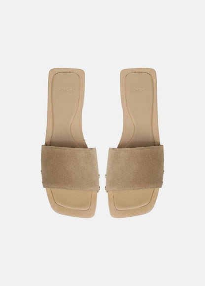 VINCE Barbara Suede Slide Sandal in Sandals