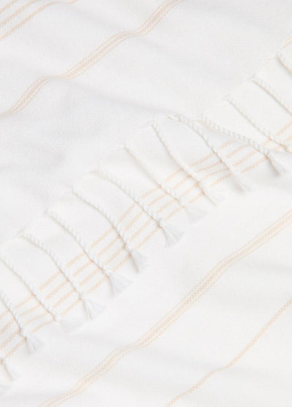 VINCE Stripe Cotton-Cashmere Wrap in Scarves & Hats