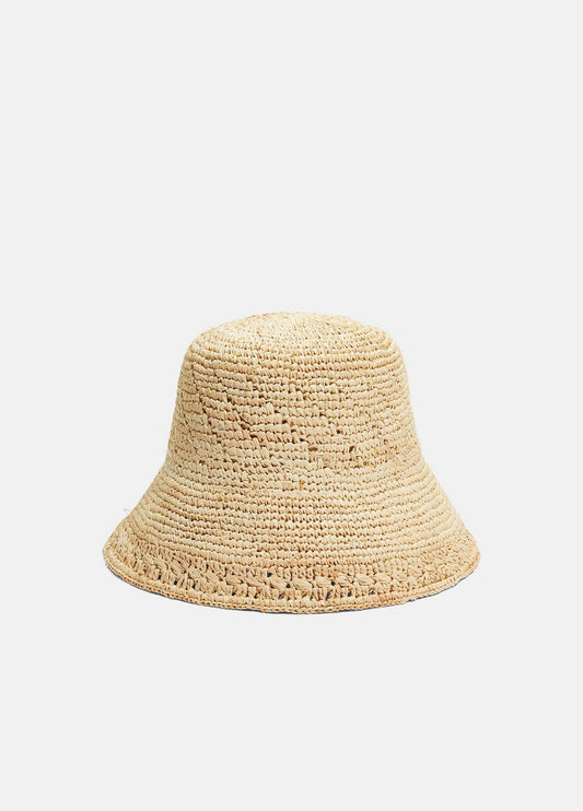 VINCE Straw Bucket Hat in Scarves & Hats