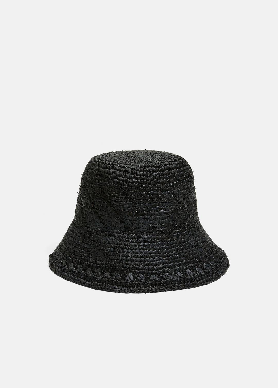 VINCE Straw Bucket Hat in Scarves & Hats
