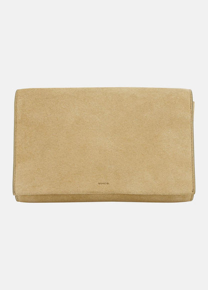 VINCE Suede Crossbody Wallet in Leather & Suede