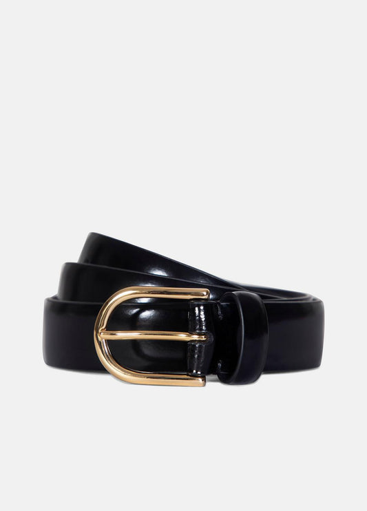 VINCE Women’s 25mm Spazzolato Leather Belt in Belts