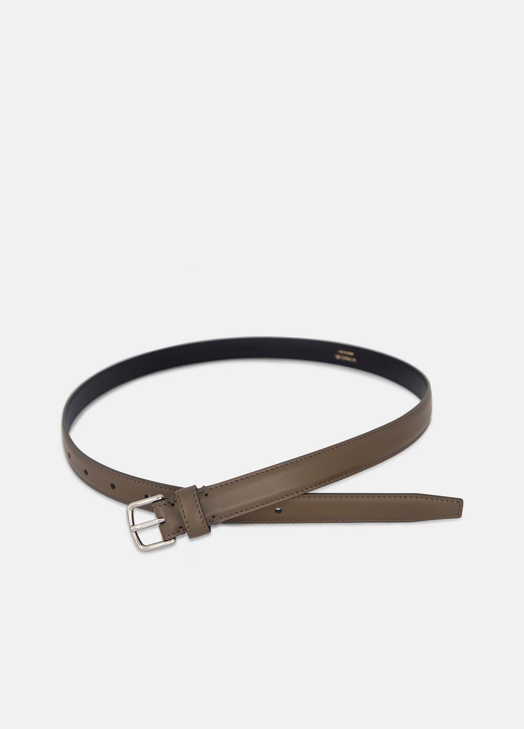 VINCE Women’s 20mm Stitched Leather Belt in Belts