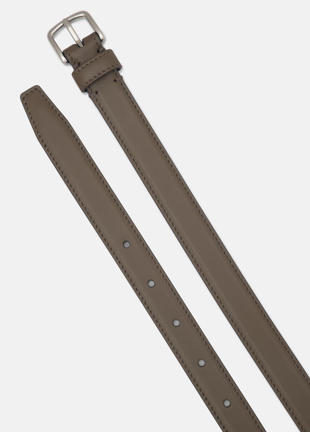 VINCE Women’s 20mm Stitched Leather Belt in Belts