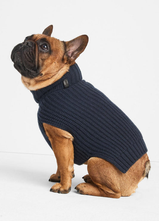 VINCE Wool and Cashmere Shaker-Stitch Dog Sweater in Dog Accessories