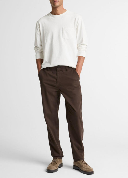 VINCE Owen Athletic Stretch-Cotton Utility Pant in Trousers