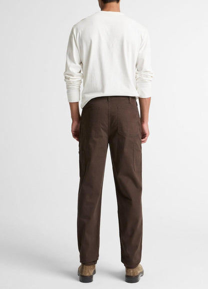 VINCE Owen Athletic Stretch-Cotton Utility Pant in Trousers