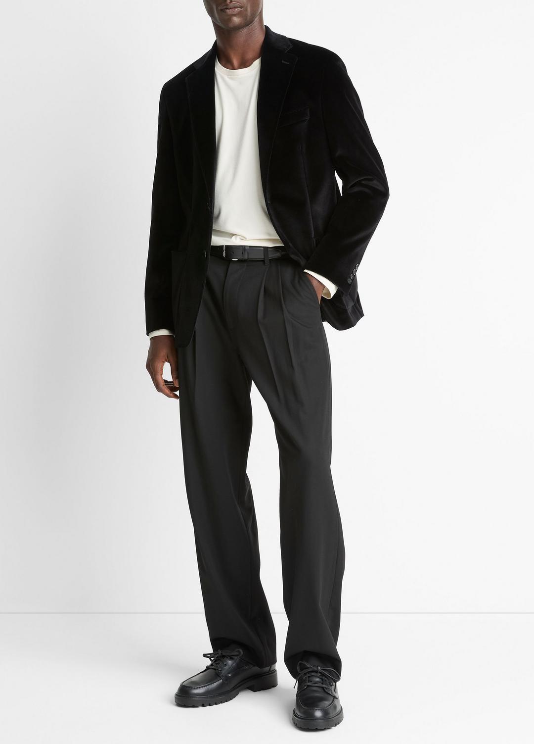 VINCE Cotton Velvet Classic Sport Coat in Blazers