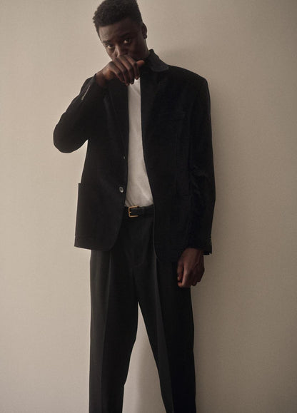 VINCE Cotton Velvet Classic Sport Coat in Blazers
