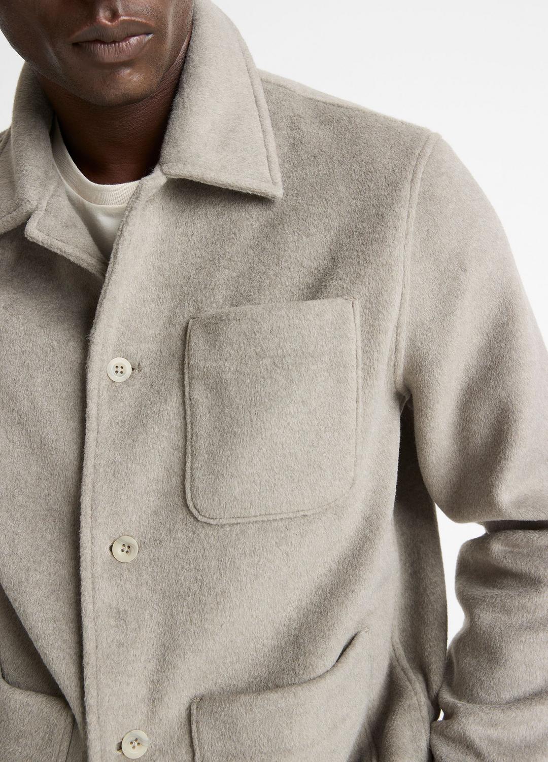 VINCE Double-Knit Chore Jacket in Jackets