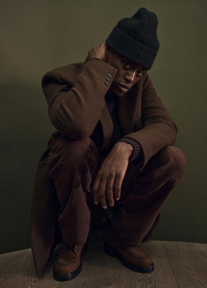 VINCE Splittable Wool-Cashmere Single-Breasted Topcoat in Coats