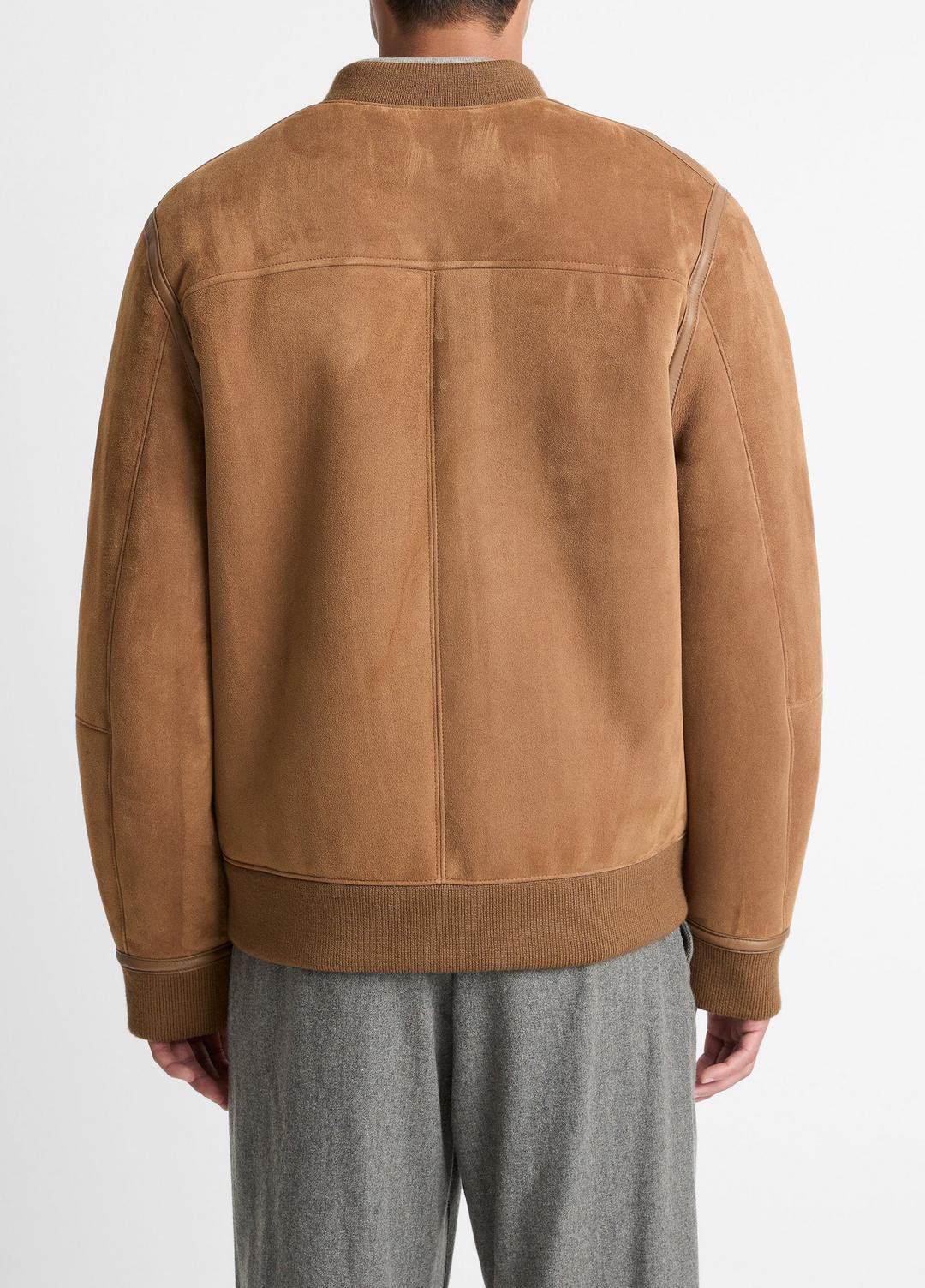 VINCE Shearling Bomber Jacket in Jackets