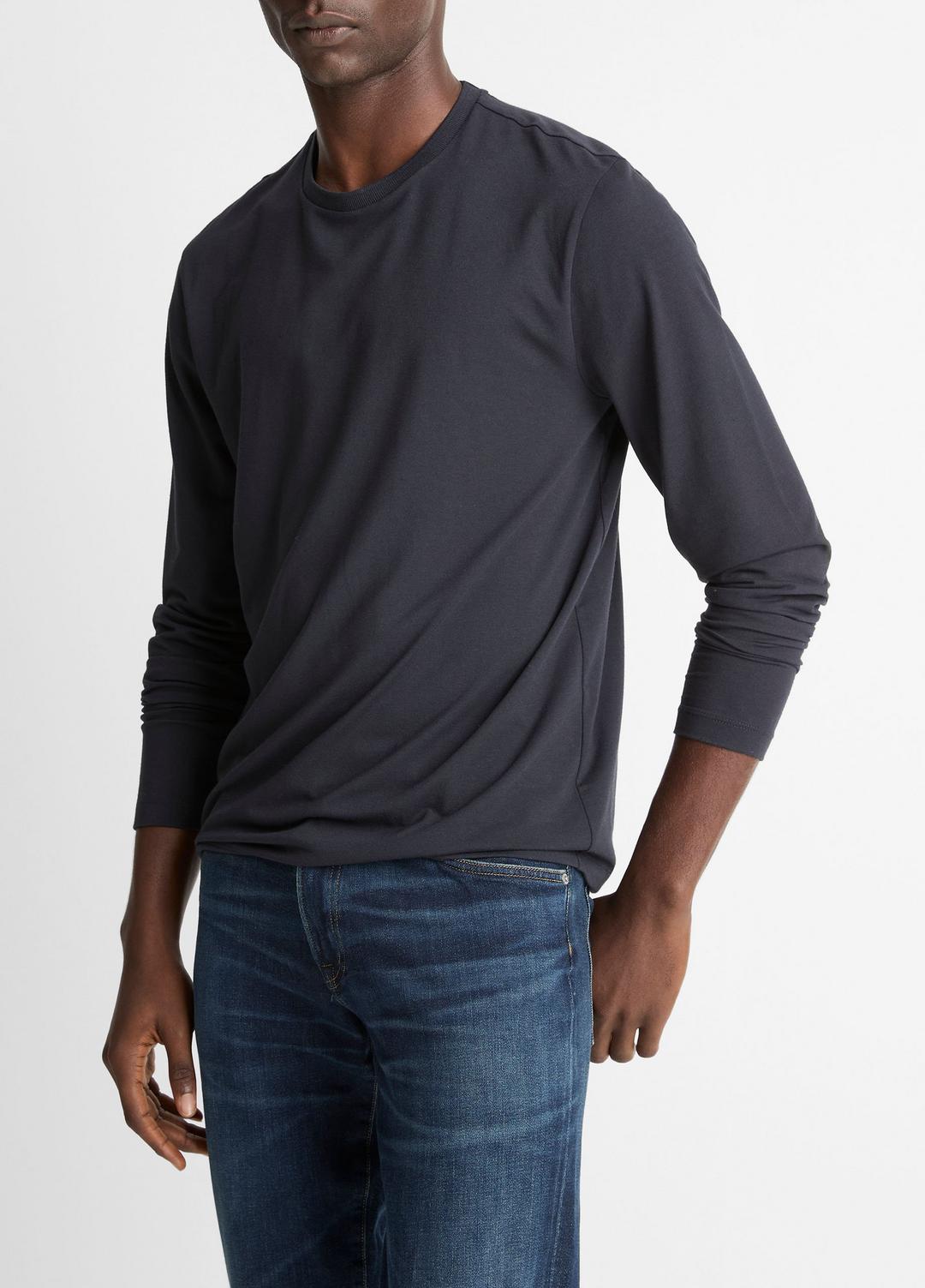 VINCE Triblend Jersey Long-Sleeve T-Shirt in Long Sleeve