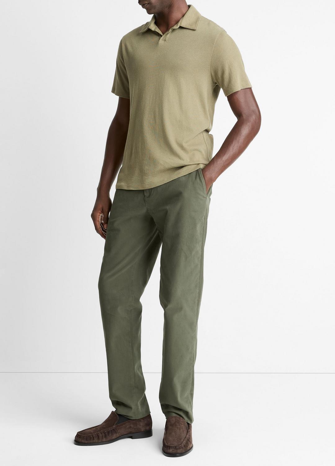 VINCE Owen Athletic Stretch-Cotton Pant in Trousers