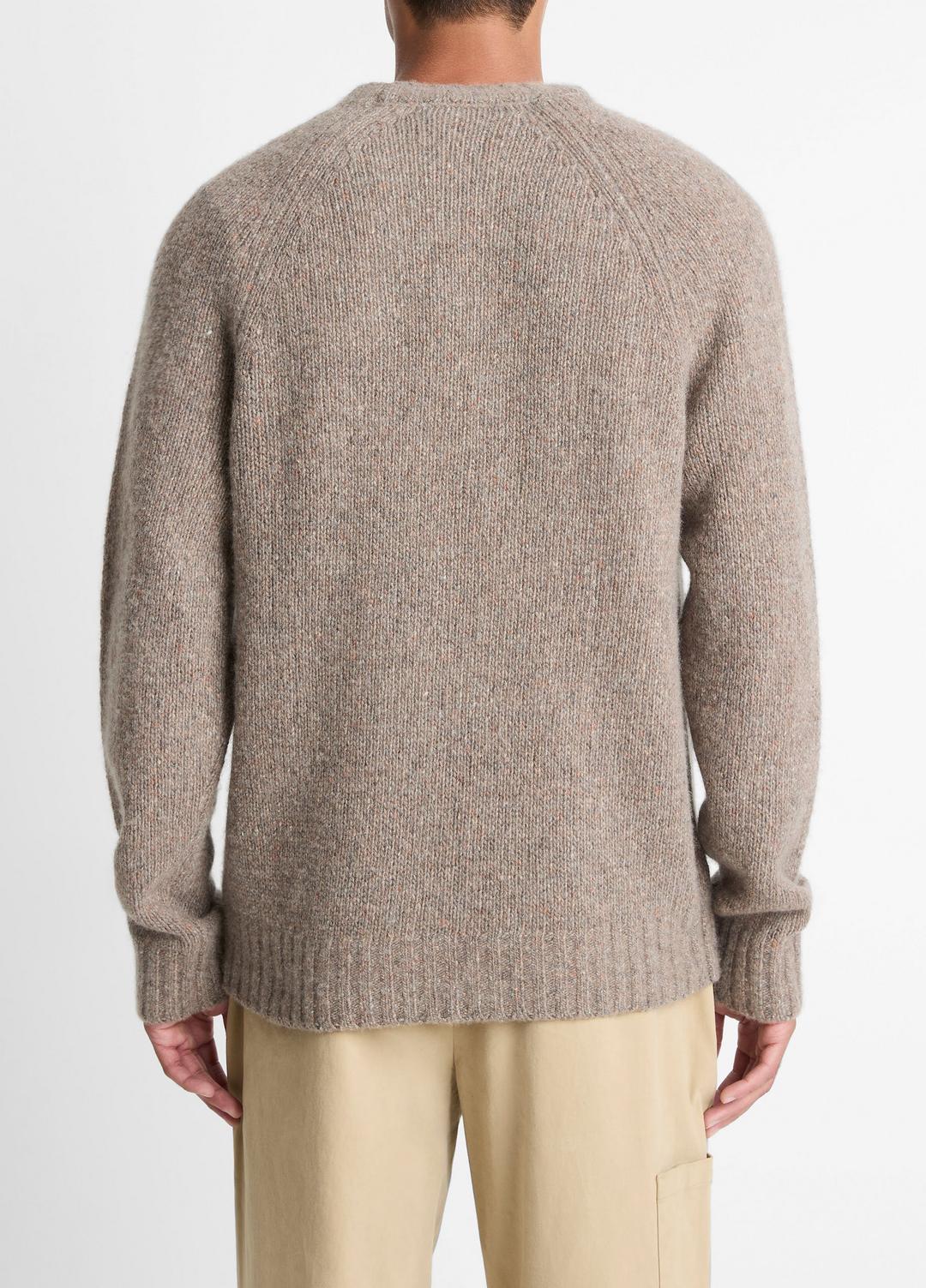 VINCE Donegal Cashmere Raglan-Sleeve Sweater in Crew Neck