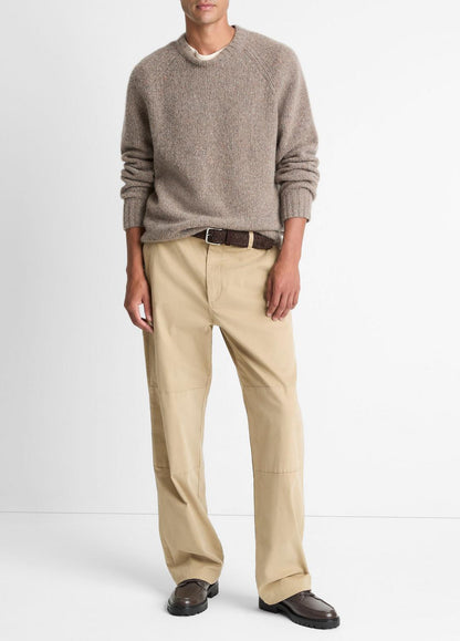 VINCE Donegal Cashmere Raglan-Sleeve Sweater in Crew Neck