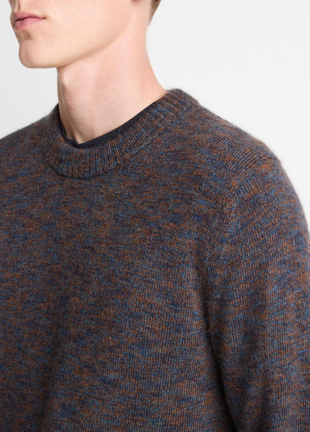 VINCE Multi-Mix Alpaca-Merino Wool Sweater in Crew Neck
