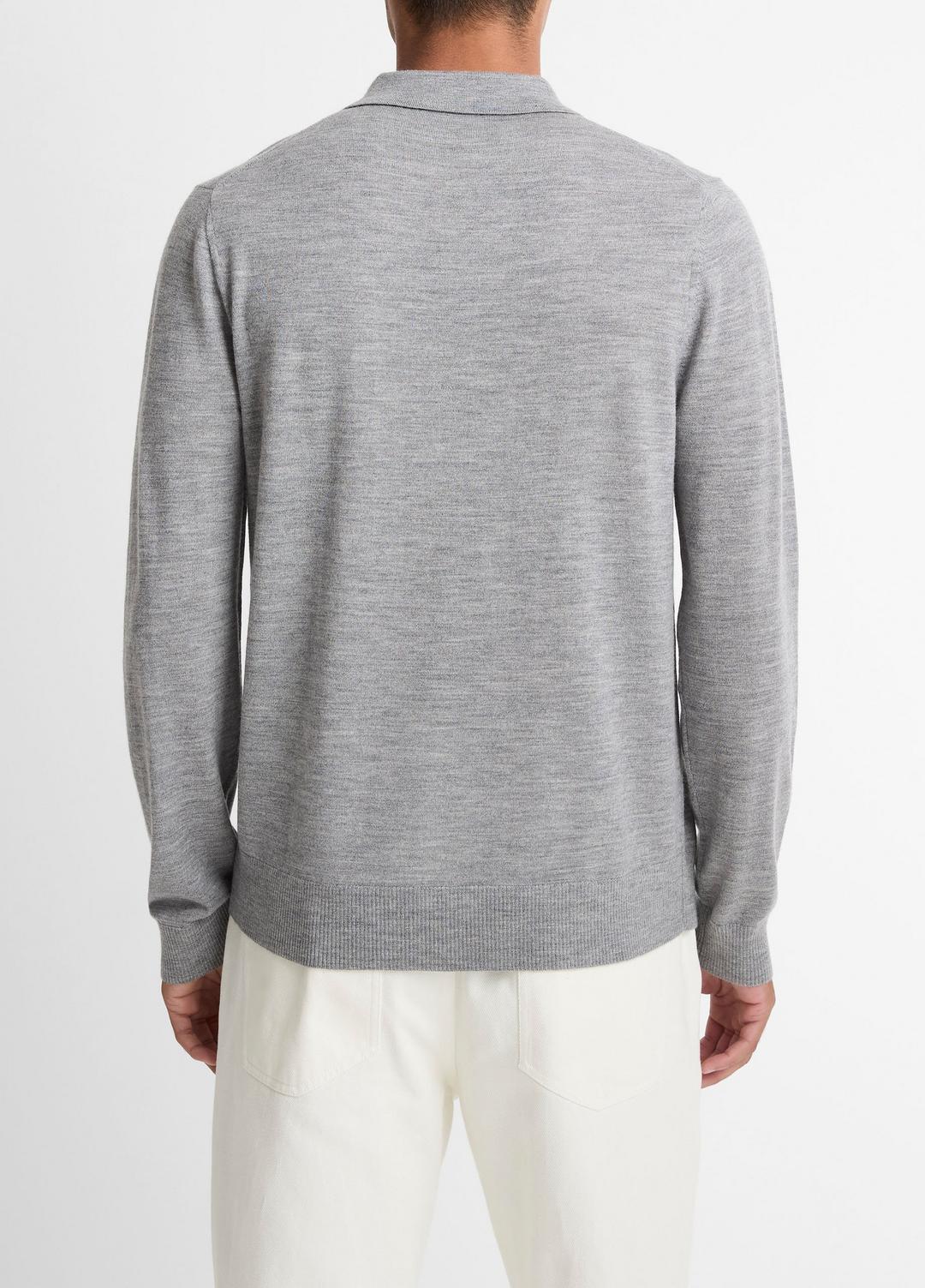 VINCE Wool Polo Sweater in Sweaters