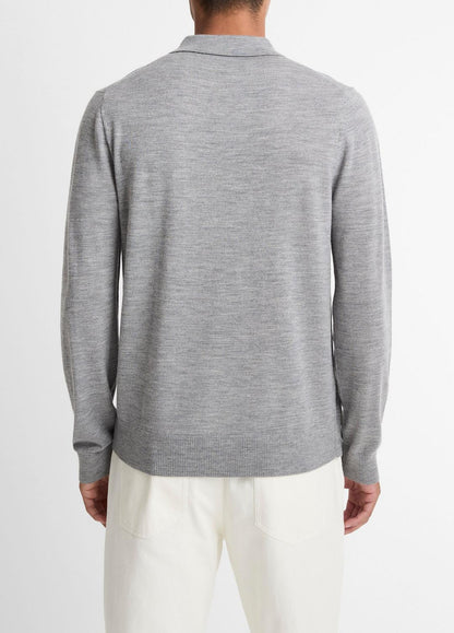 VINCE Wool Polo Sweater in Sweaters
