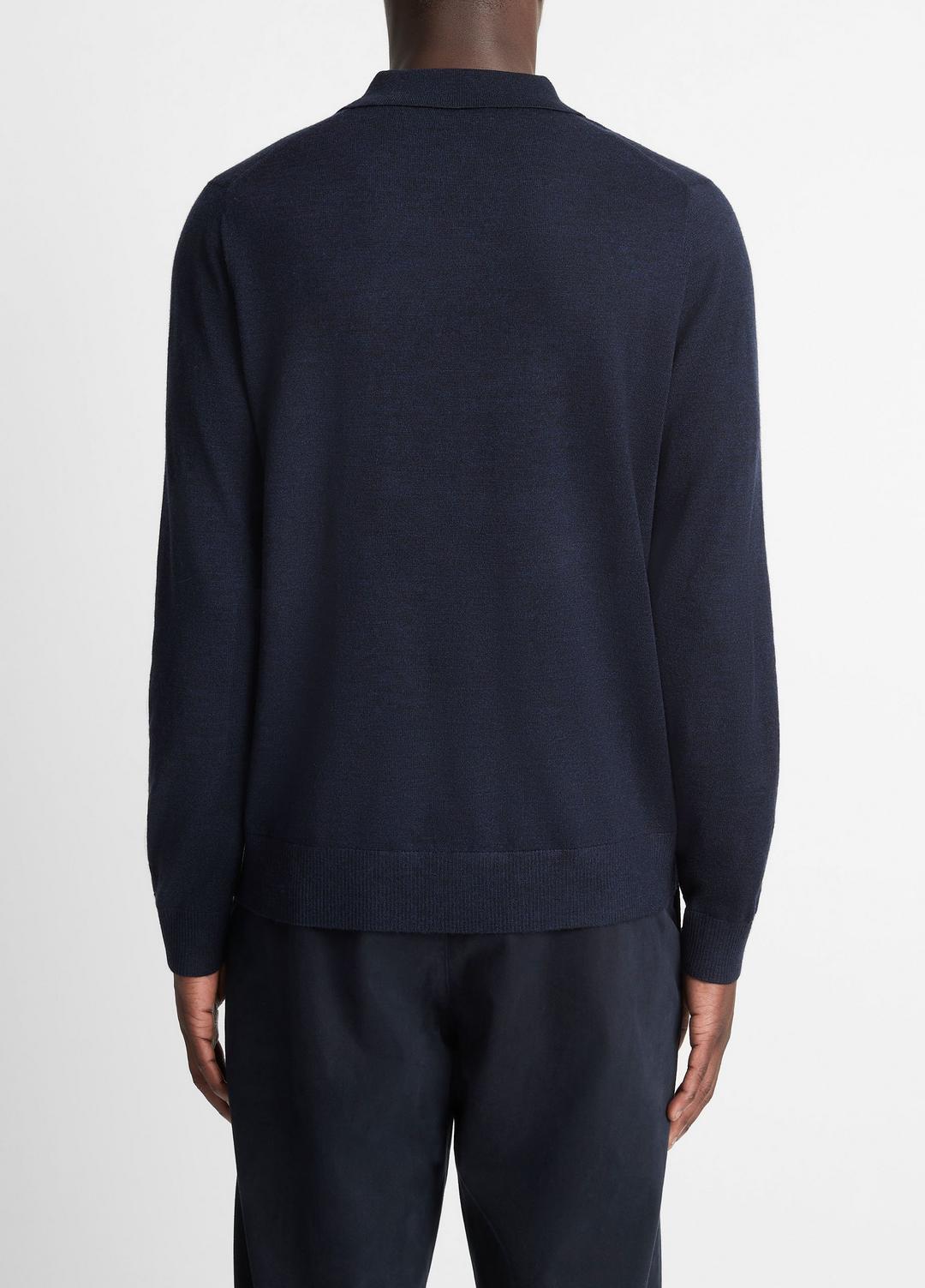 VINCE Wool Polo Sweater in Sweaters