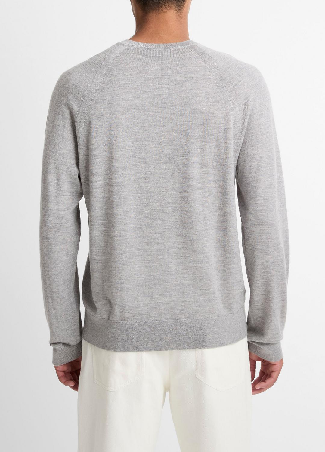 VINCE Featherweight Wool-Cashmere Crew Neck Sweater in Crew Neck