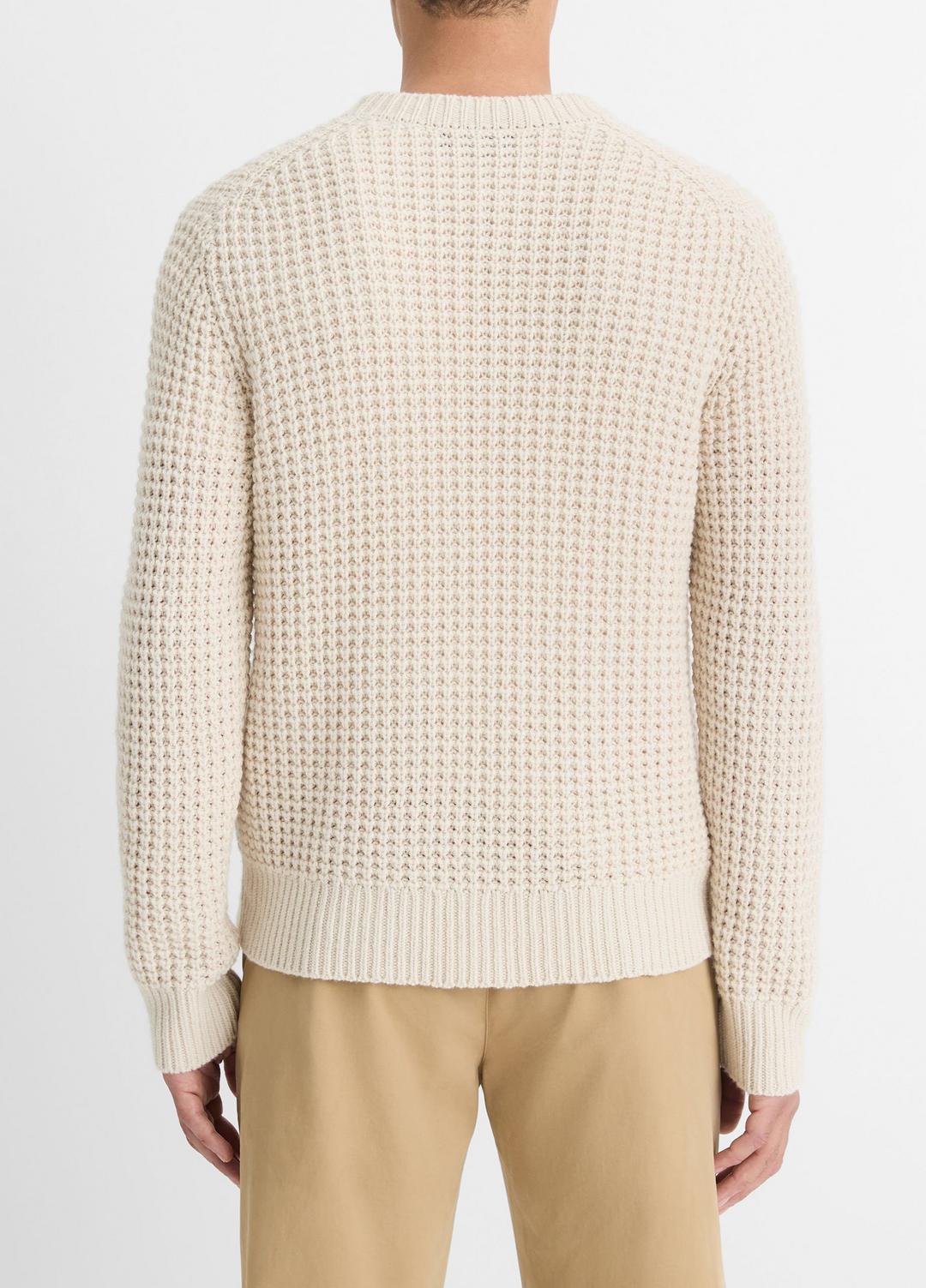 VINCE Macro-Waffle Crew Neck Sweater in Crew Neck