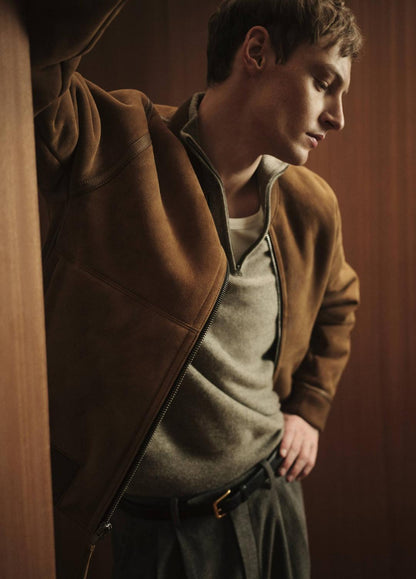 VINCE Cashmere Quarter-Zip Sweater in Quarter Zip