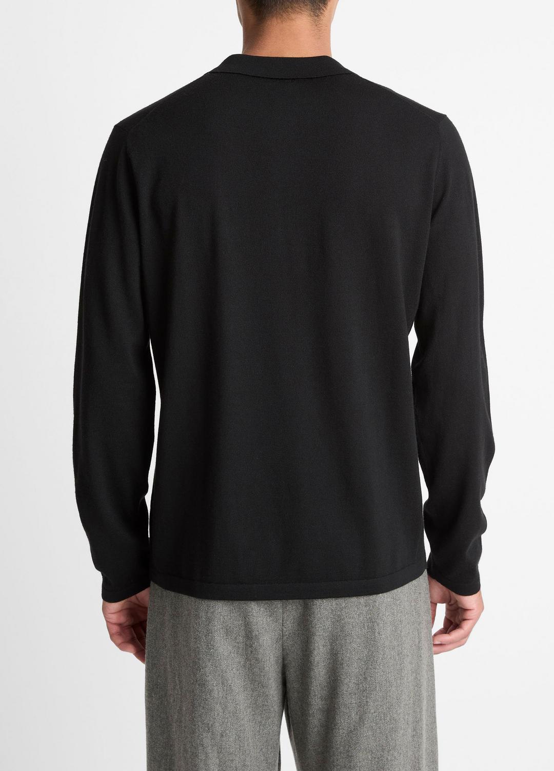 VINCE Wool Polo Sweater in Sweaters