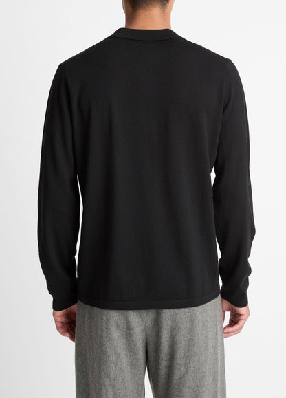 VINCE Wool Polo Sweater in Sweaters