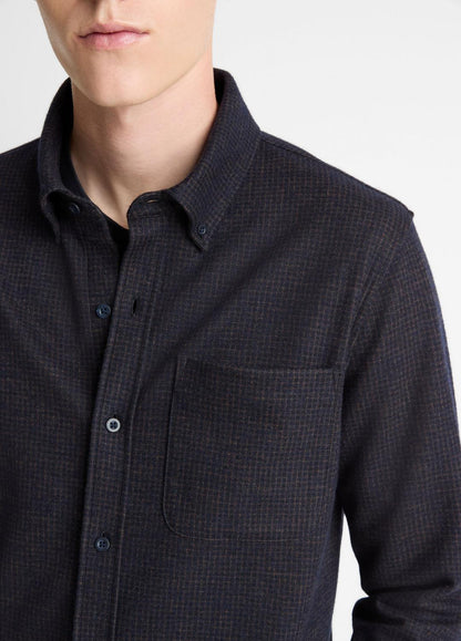 VINCE Tattersall Plaid Button-Down Shirt in Long Sleeve